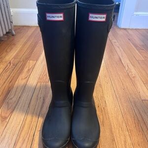 Hunter Black Original Tall Rain Boots